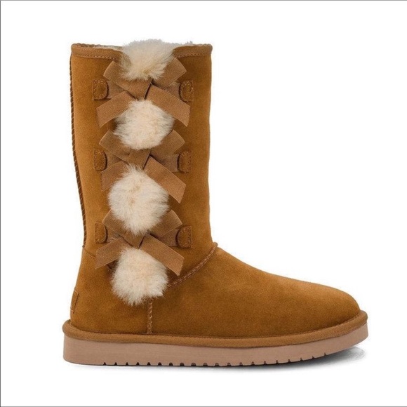 UGG Shoes - UGG Tall Chestnut Boots Koolaburra Victoria Tan